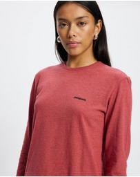Patagonia - Women's Long-Sleeved P-6 Logo Responsibili-Tee