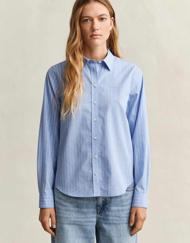 Gant - Classic Poplin Striped Shirt