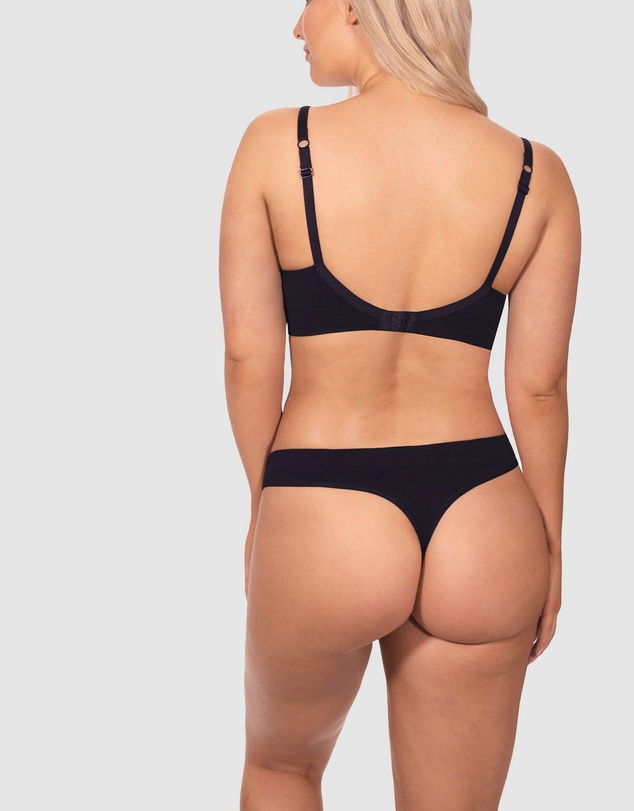 B Free Intimate Apparel - Seamless Stretch Comfort G String - 3 Pack