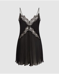 Hunkemoller - Plisse Zaphira Slip Dress