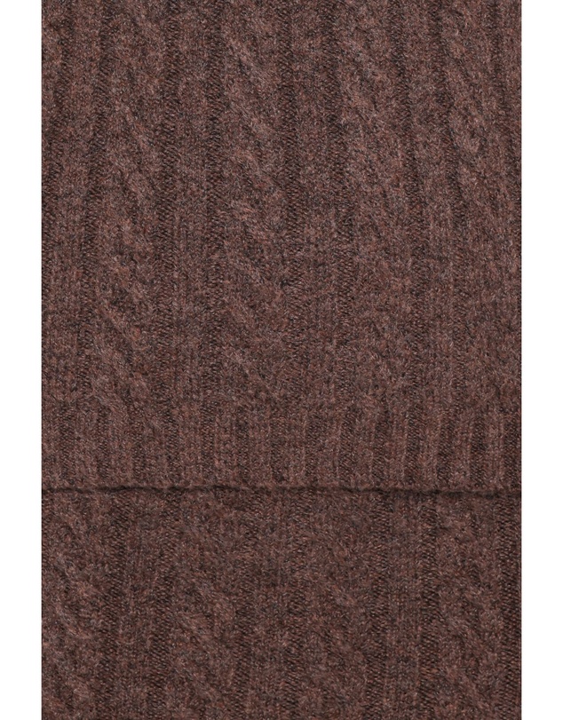 Petal & Pup - Everett Cable Knit Skirt Set - Chocolate