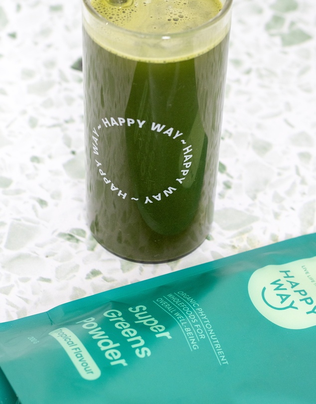 Happy Way - Super Greens Powder (Tropical Flavour)
