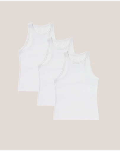 Boody - 3-Pack  Ribbed Racerback Tank