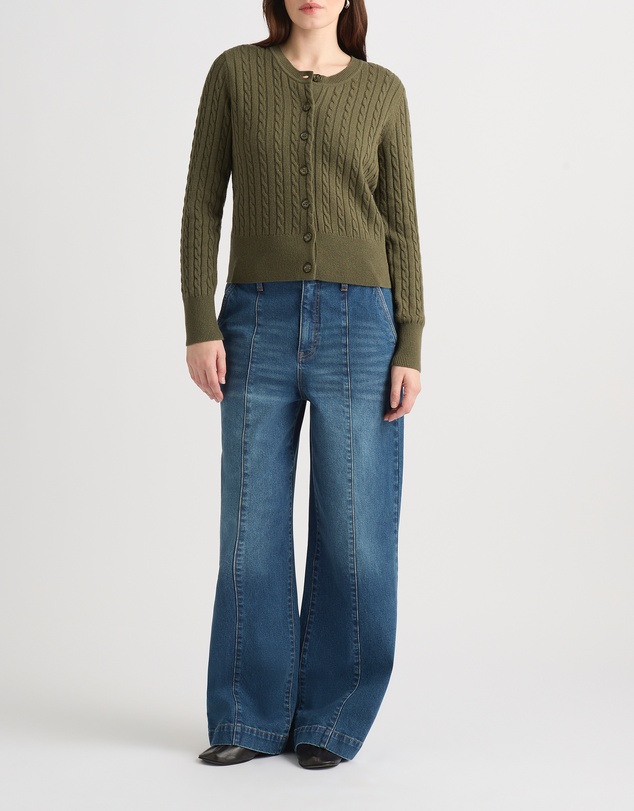 David Lawrence - Perle Wool Blend Cardigan