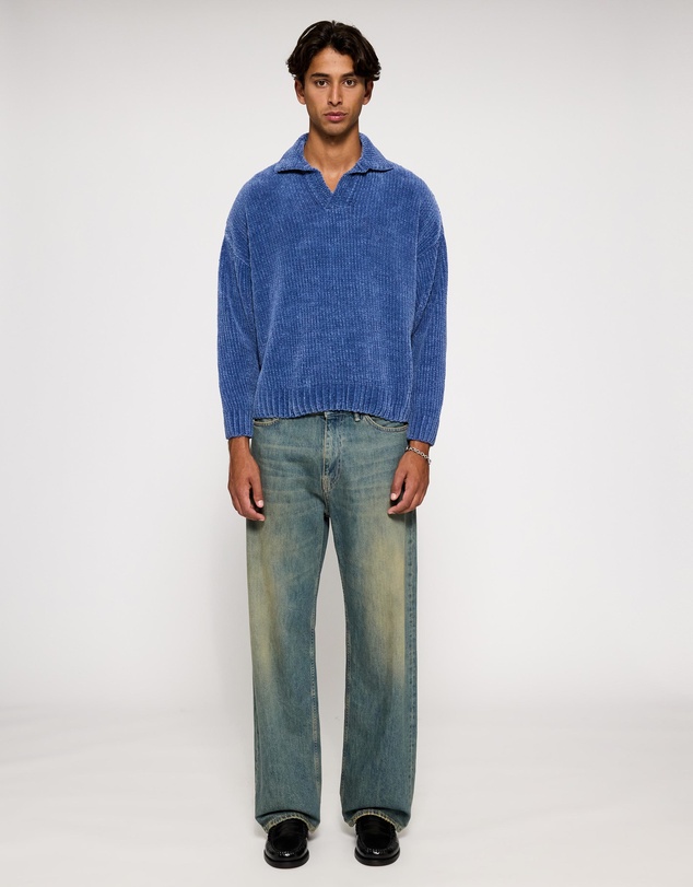 Bonsai - Chenille Oversize Fit Knit Polo