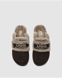 EVERAU - Australian Shepherd Ugg Rilee Cow Suede Upper House Shoes