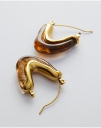 Moira Hughes - The White Label - Caoura Resin Earrings