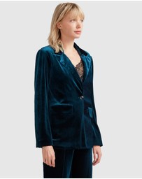 Belle & Bloom - Eternity Oversized Velvet Blazer