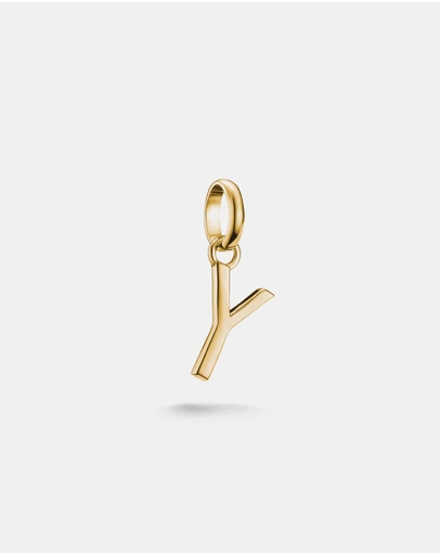 THOMAS SABO - THOMAS SABO Connect Charm letter Y Gold