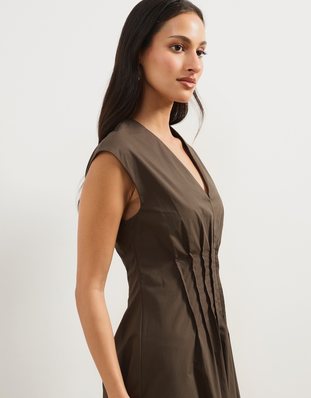 Atmos&Here - Lara Pintuck Midi Dress