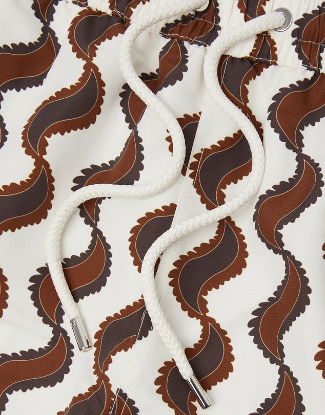 Frescobol Carioca - Rio Copa Paisley Print Swim Shorts
