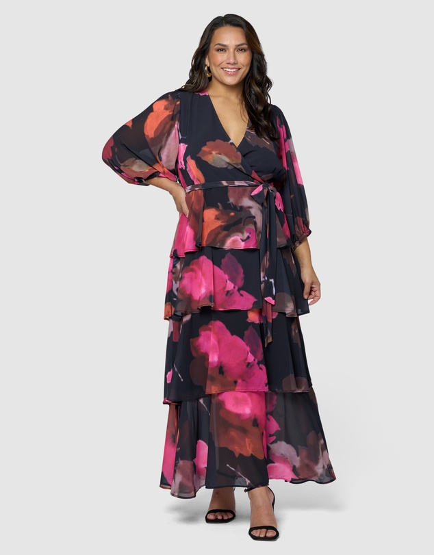 Pink Dusk by Curve Project - Temptress Maxi Dress