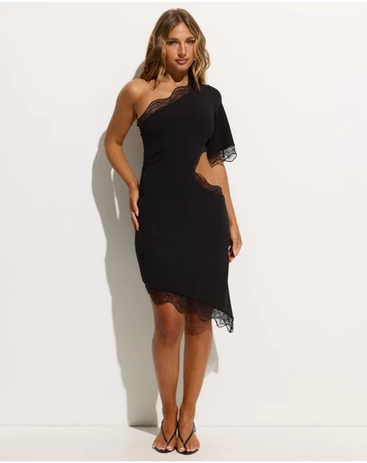 Dazie - Cara Cut Out Lace Trim Mini Dress