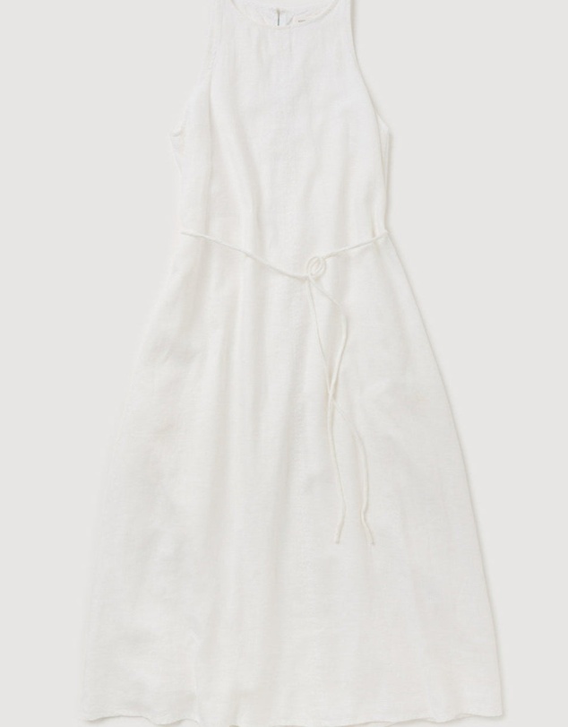 Revibe - Repaired Assembly Label Linen Halter Dress