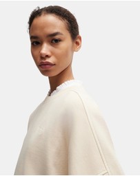 BOSS - Round-Neck Cotton Logo Sweatshirt
