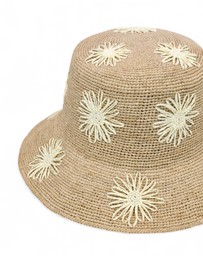 Morgan & Taylor - Sereia Crochet Bucket Hat in Natural