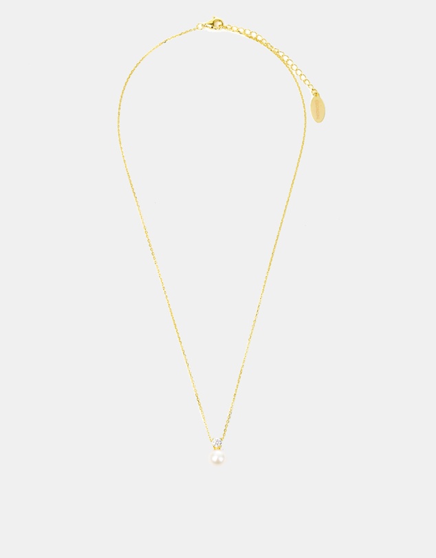 Georgini - GEORGINI OCEANS NOOSA FRESHWATER PEARL NECKLACE GOLD