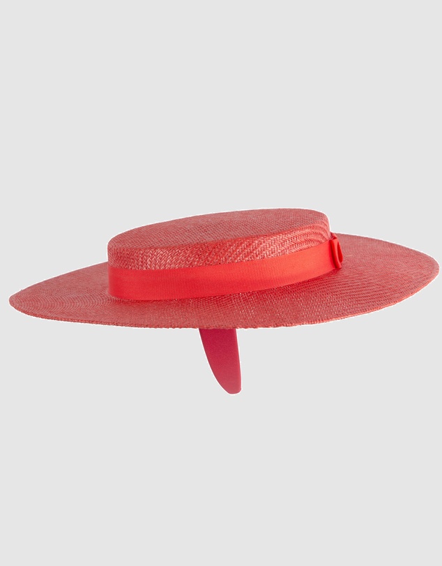 Max Alexander - Red Boater Hat