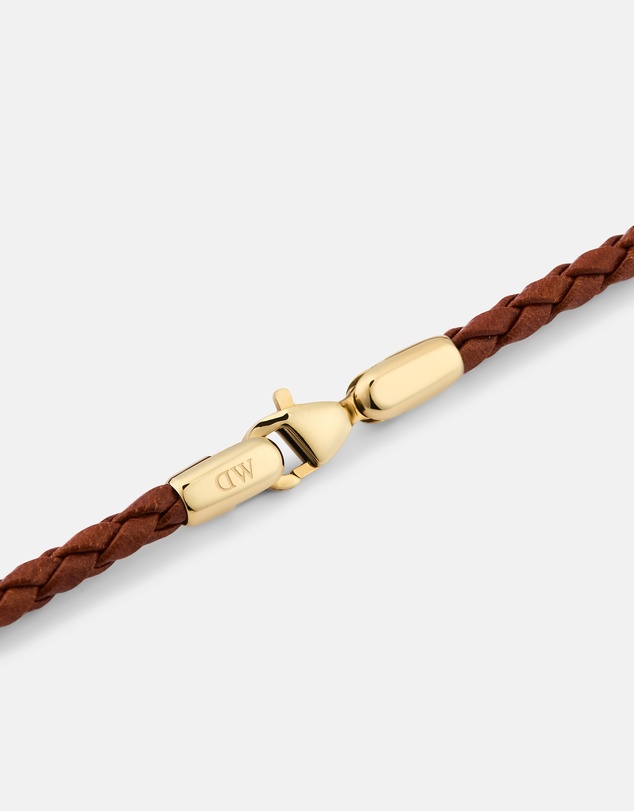 Daniel Wellington - Daniel Braided Leather Bracelet St Mawes 3.0mm G