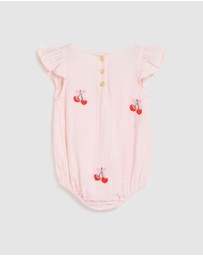 Alex & Ant - Pretty Romper - Petal Pink
