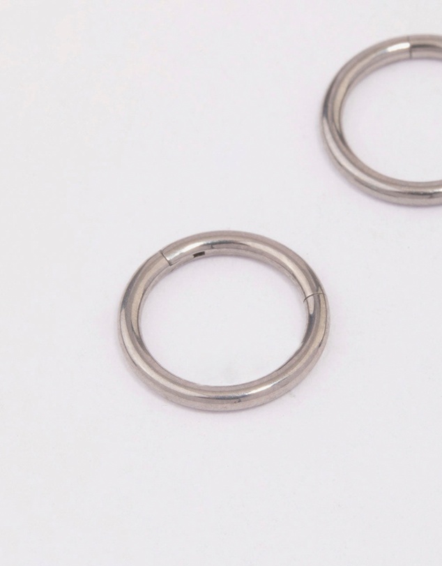 Lovisa - Titanium Sleeper Earrings 8mm
