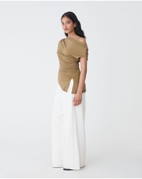 Forcast - Keeley Bamboo Split Hem Top