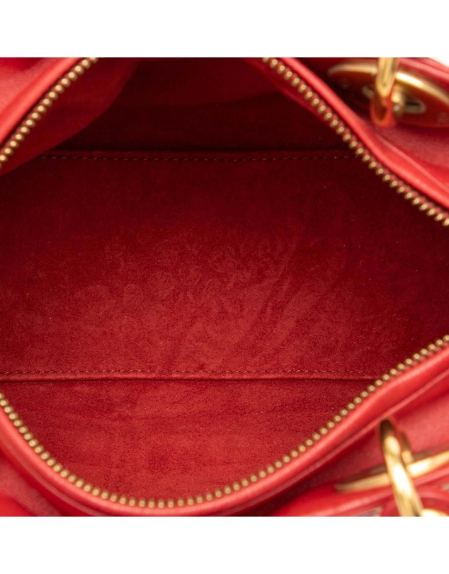Pre-Loved by Azura Reborn - Pre-Loved Medium Lambskin Cannage Studded Supple Lady Dior
