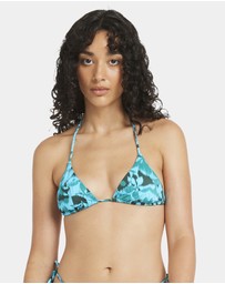 RVCA - Womens Deep Waters Triangle Bikini Top