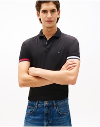 Tommy Hilfiger - Slim Fit Interlock Knit Tipped Polo Shirt
