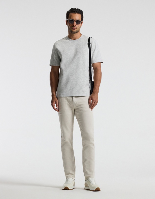 Calibre - Relaxed Double Knit T-shirt Grey Marl