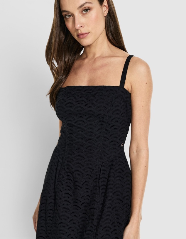 GUESS - Eco Sharon Sangallo Midi Flare Dress