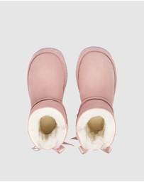 EVERAU - Australian Shepherd Ugg Melub Kids Cow Suede Upper UGG Boots