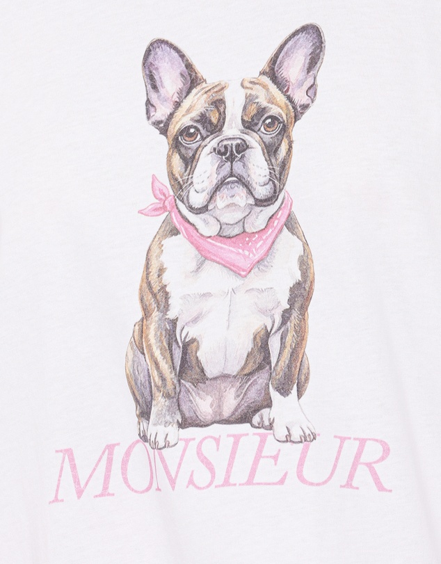 Petal & Pup - Monsieur Tee - White