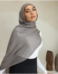 Mod Squad - Double Stitch Hijab- Steel