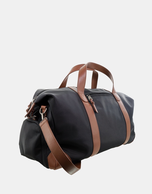 Pierre Cardin - Pierre Cardin 2-Tone Lite Overnight Bag