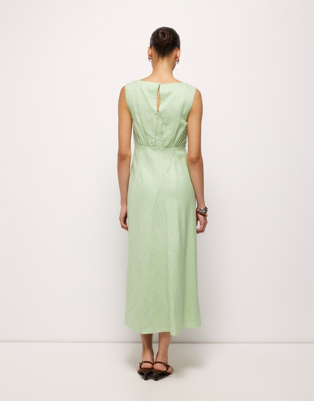 AERE - Amie Linen Midi Dress