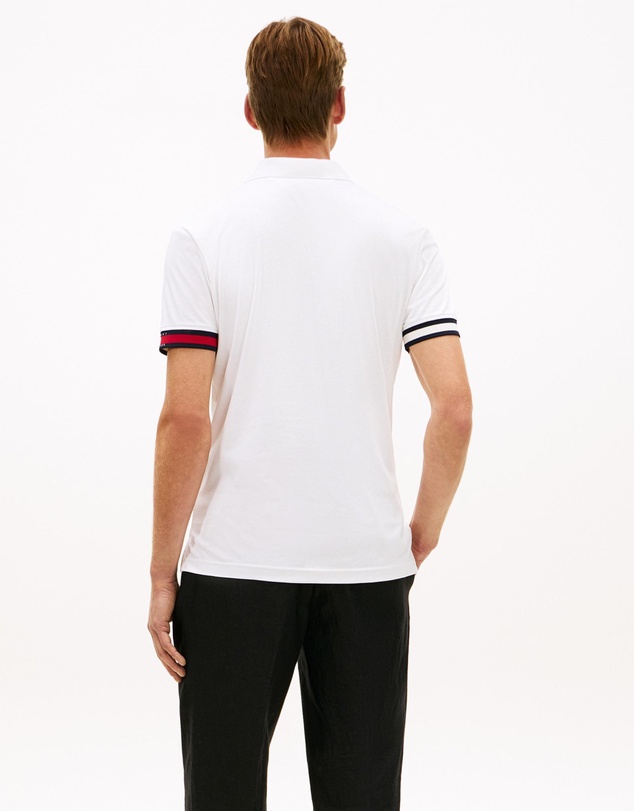 Tommy Hilfiger - Slim Fit Interlock Knit Tipped Polo Shirt