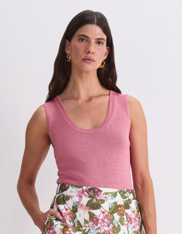 Sportscraft - Linen Blend Singlet