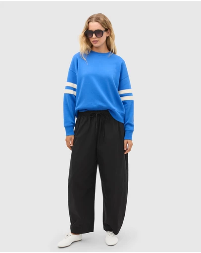 Seed Heritage - Contrast Detail Crew Neck Sweat