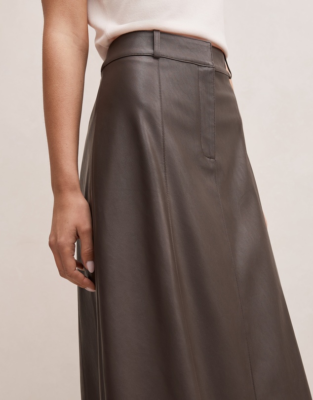 Forever New - Isla Vegan Leather Midi Skirt