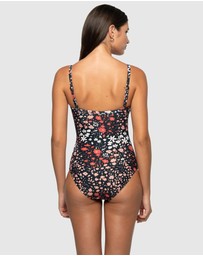 Nip Tuck Swim - Fleur Fiesta Kate Multifit Ruched Front One Piece