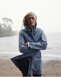 Seasalt - Seasalt Cornwall Blue Coverack Waterproof Coat