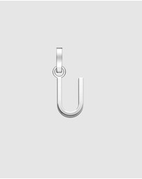 Rosefield - Pendant Silver Tone Letter U
