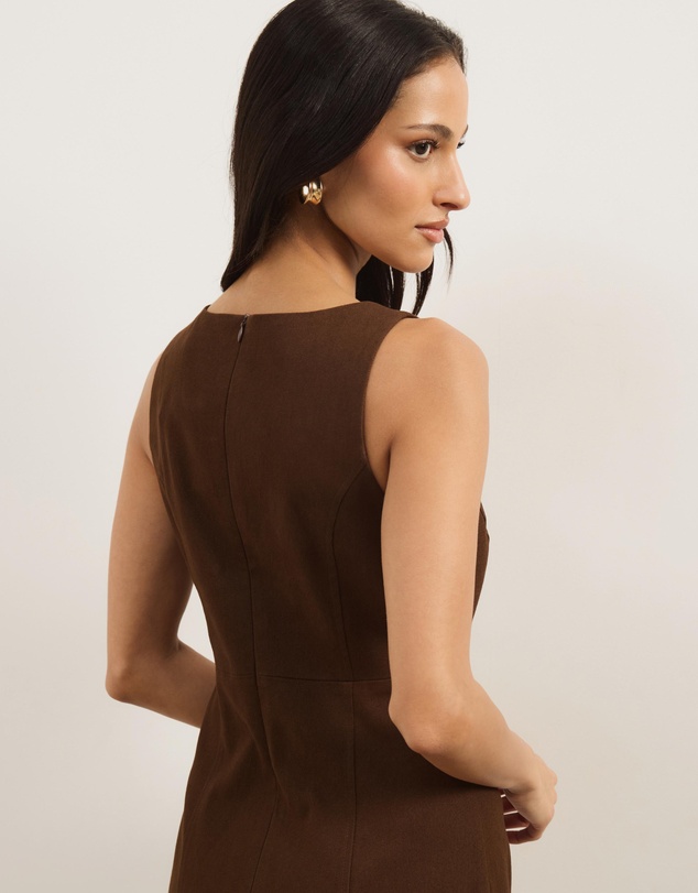 Atmos&Here - Cece Cotton Twill Maxi Dress