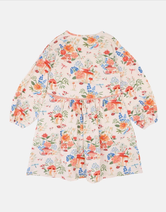 Fox & Finch - Wild Garden Print Organic Dress - Kids