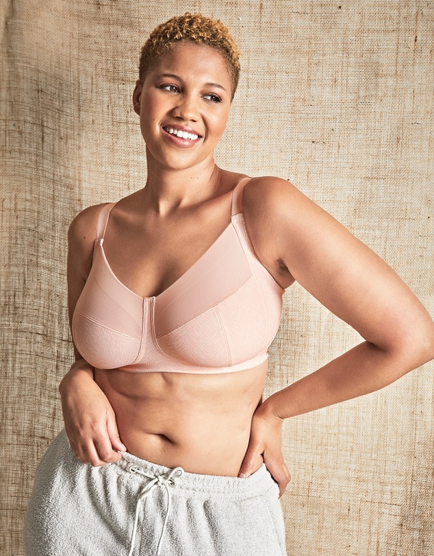 Royce Lingerie - Rosa Wirefree Full Cup Bra with Organic Cotton