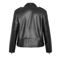 City Chic - Jule Faux Leather Biker Jacket
