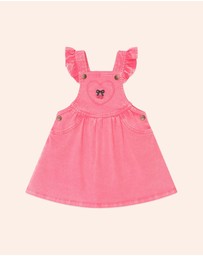 Huxbaby - Vintage Cherry Pinafore - Babies-Kids