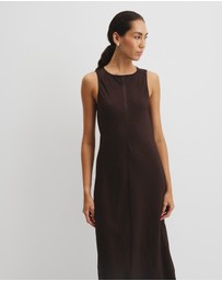 Country Road - Boat Neck Bias Dress
