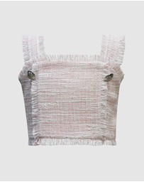 Bardot Junior - Gamela Boucle Top - Kids-Teens